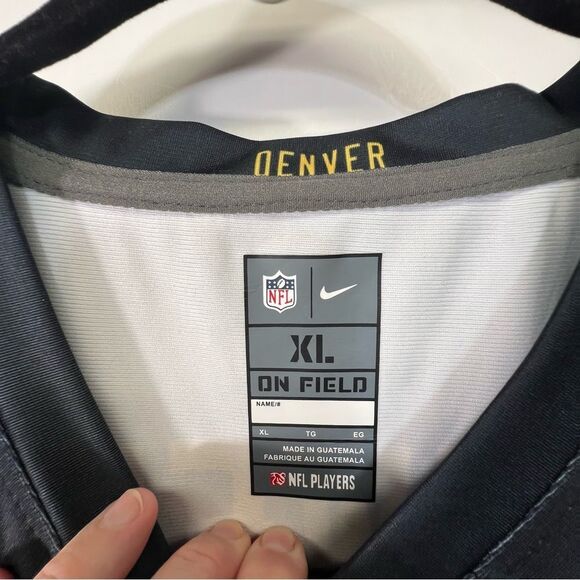 Josey Jewell #47 Denver Broncos Gray on field NFL Stitched Jersey Mens XL iowa - Picture 8 of 12